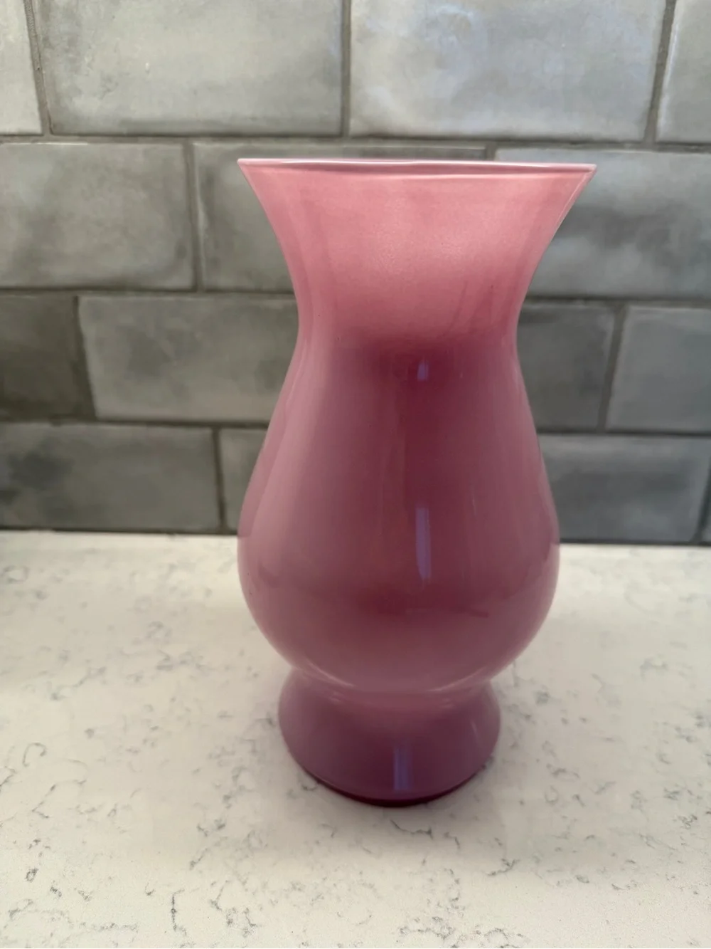 Pink Ceramic Vase - Home Accents